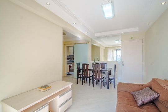 Sala de apartamento à venda com 3 quartos, 60m² em Vila Indiana, São Paulo