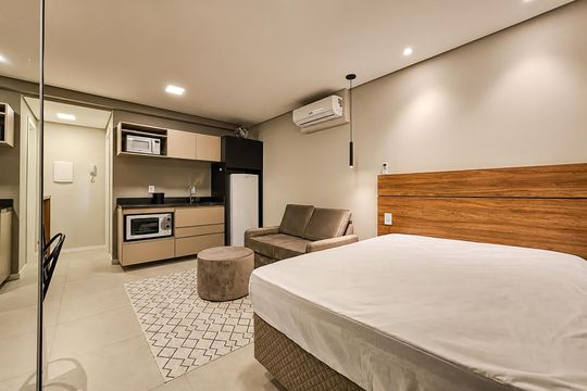 Quarto de kitnet/studio para alugar com 1 quarto, 25m² em Vila Nova, Novo Hamburgo