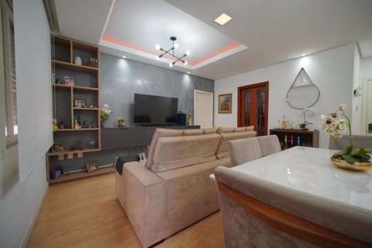 Sala de apartamento à venda com 3 quartos, 95m² em Menino Deus, Porto Alegre