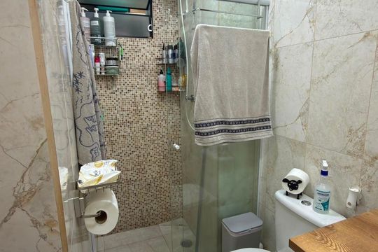 Banheiro de apartamento para alugar com 2 quartos, 56m² em Vila America, Carapicuíba