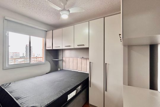 Quarto de apartamento para alugar com 1 quarto, 36m² em Belenzinho, São Paulo
