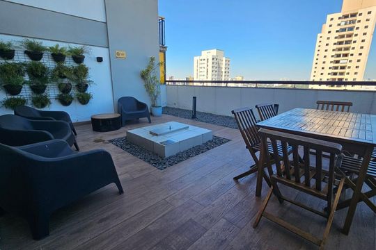 Área externa de apartamento para alugar com 1 quarto, 67m² em Santana, São Paulo