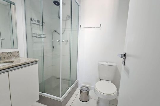 Banheiro de apartamento para alugar com 1 quarto, 67m² em Santana, São Paulo