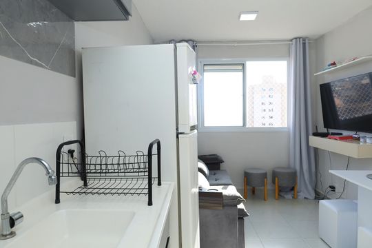 Cozinha de apartamento à venda com 2 quartos, 32m² em Jardim Soares, São Paulo