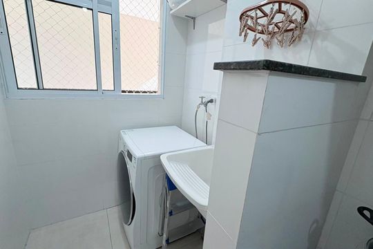 Área de serviço de apartamento para alugar com 1 quarto, 25m² em Vila Constança, São Paulo