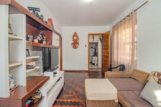 Sala de apartamento à venda com 1 quarto, 114m² em São João, Porto Alegre