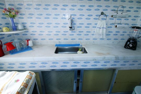 Cozinha de apartamento à venda com 2 quartos, 75m² em Vaz Lobo, Rio de Janeiro