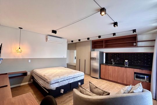 Studio de kitnet/studio para alugar com 1 quarto, 45m² em Jardim Analia Franco, São Paulo