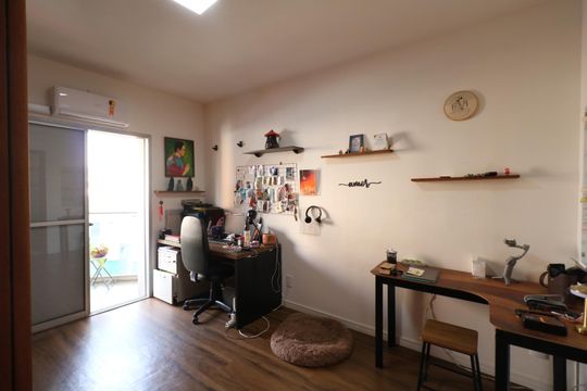 Suíte de apartamento à venda com 3 quartos, 135m² em Santo Antônio, São Caetano do Sul