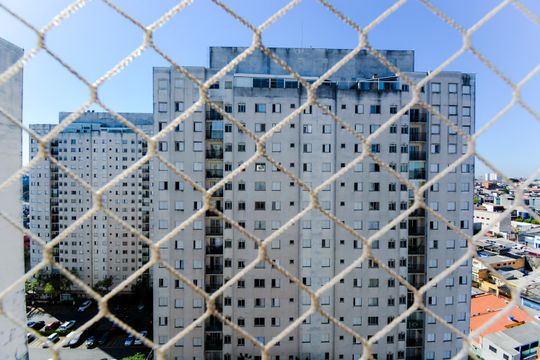 Vista da Sala de apartamento para alugar com 2 quartos, 43m² em Jardim Testae, Guarulhos