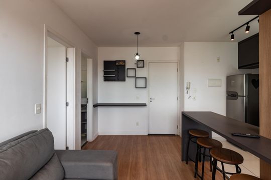 Sala de apartamento à venda com 1 quarto, 32m² em Água Branca, São Paulo