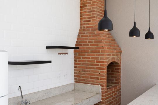 Área comum - Churrasqueira de apartamento para alugar com 2 quartos, 40m² em Campo Grande, Rio de Janeiro