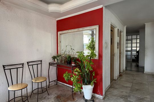 Hall de entrada de apartamento para alugar com 1 quarto, 59m² em Aparecida, Santos