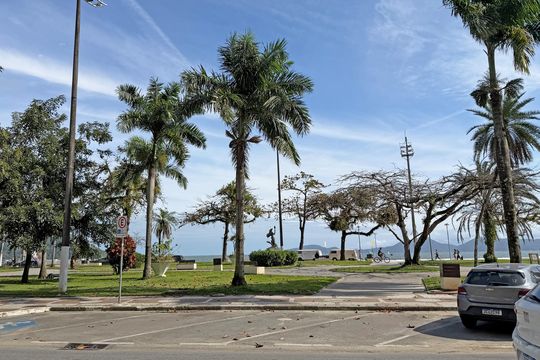 Vista da Rua de apartamento para alugar com 1 quarto, 59m² em Aparecida, Santos