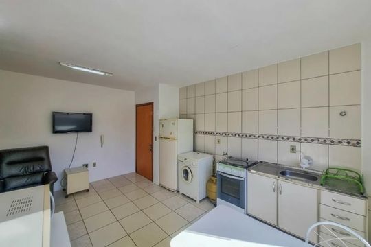 Cozinha de kitnet/studio para alugar com 1 quarto, 42m² em Vila Nova, Novo Hamburgo