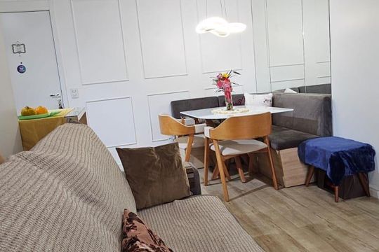 Sala de apartamento à venda com 2 quartos, 45m² em Jardim Norma, São Paulo