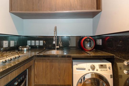 Cozinha/Área de Serviço de kitnet/studio para alugar com 1 quarto, 52m² em Três Figueiras, Porto Alegre
