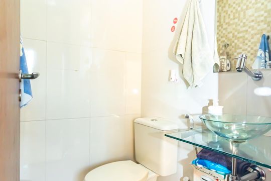 Lavabo de apartamento à venda com 3 quartos, 150m² em Sagrada Família, Belo Horizonte