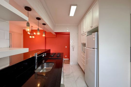 Cozinha de apartamento para alugar com 2 quartos, 59m² em Vila Santa Catarina, São Paulo