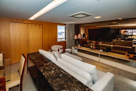 Sala de apartamento à venda com 4 quartos, 188m² em Liberdade, Belo Horizonte