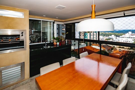 Varanda gourmet de apartamento à venda com 4 quartos, 188m² em Liberdade, Belo Horizonte