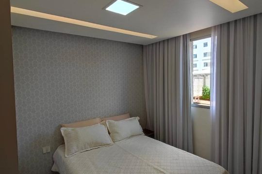Quarto de apartamento à venda com 2 quartos, 45m² em Santa Maria, Contagem