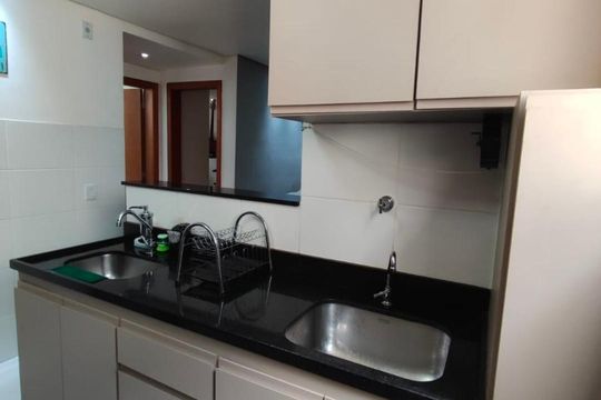 Cozinha de apartamento à venda com 2 quartos, 45m² em Santa Maria, Contagem