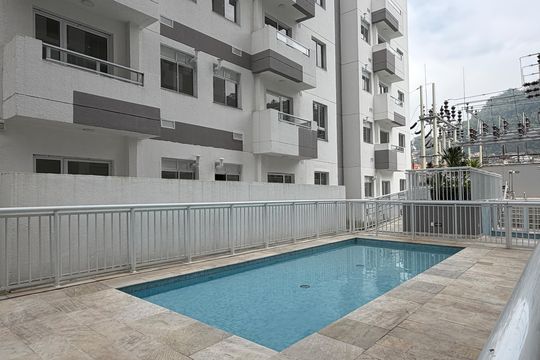 Área comum de apartamento para alugar com 2 quartos, 44m² em Jabaquara, Santos
