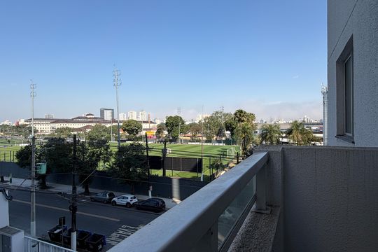 Varanda da Sala de apartamento para alugar com 2 quartos, 44m² em Jabaquara, Santos