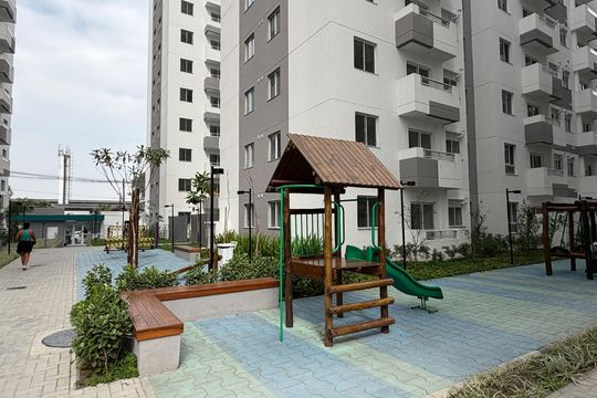 Área comum de apartamento para alugar com 2 quartos, 44m² em Jabaquara, Santos