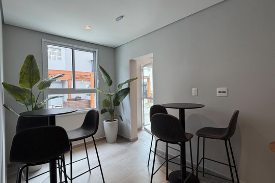 Área comum de apartamento para alugar com 2 quartos, 44m² em Jabaquara, Santos