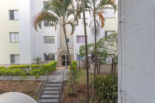 Vista da Sala de apartamento à venda com 2 quartos, 58m² em Jardim dos Oliveiras, Campinas