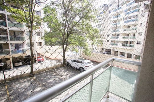 Varanda da Sala de apartamento para alugar com 3 quartos, 74m² em Pechincha, Rio de Janeiro