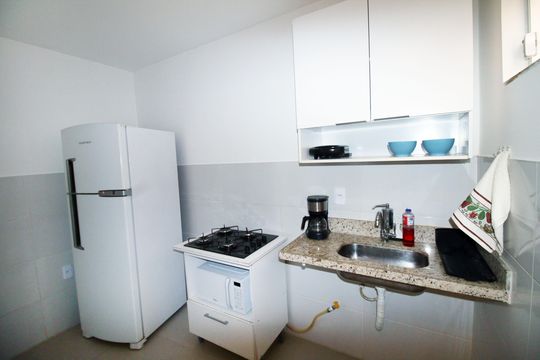 Cozinha de casa para alugar com 1 quarto, 22m² em Penha, Rio de Janeiro