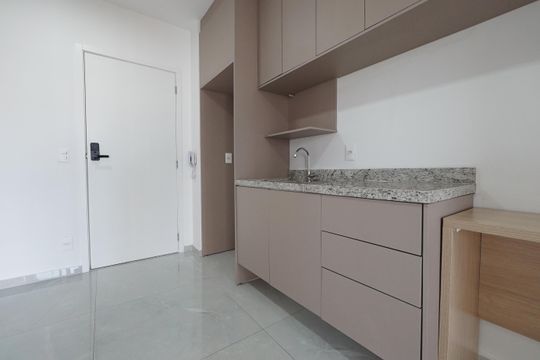 Cozinha de kitnet/studio à venda com 1 quarto, 22m² em Vila Mariana, São Paulo