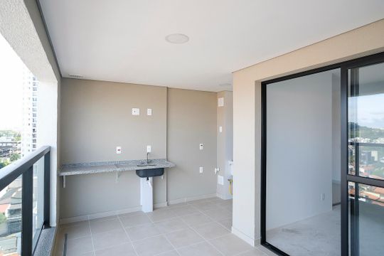 Varanda de apartamento à venda com 3 quartos, 82m² em Vila Caminho do Mar, São Bernardo do Campo