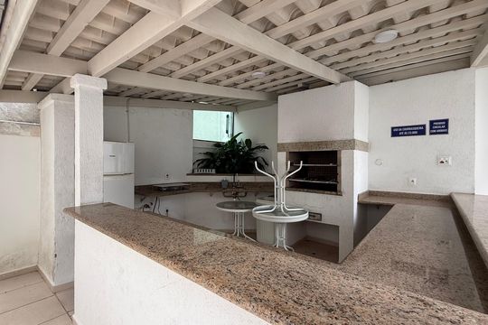 Área comum de apartamento para alugar com 3 quartos, 105m² em Jardim Las Palmas, Guarujá