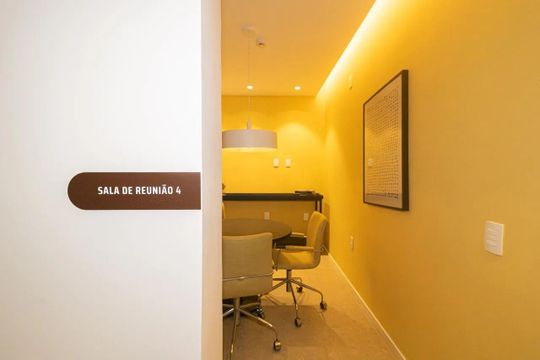 Área comum de apartamento para alugar com 1 quarto, 37m² em Indianópolis, São Paulo