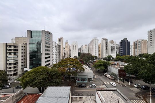 Vista de apartamento para alugar com 1 quarto, 37m² em Indianópolis, São Paulo