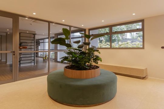 Área comum de kitnet/studio para alugar com 1 quarto, 37m² em Indianópolis, São Paulo
