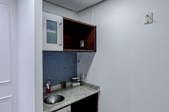 Cozinha de kitnet/studio à venda com 1 quarto, 28m² em Tatuapé, São Paulo
