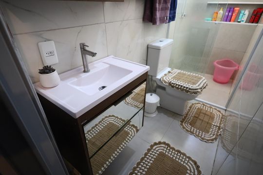 Banheiro de casa à venda com 3 quartos, 112m² em Novo Osasco, Osasco