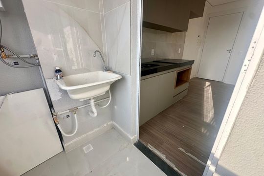 Área de Serviço de apartamento para alugar com 2 quartos, 46m² em Várzea de Baixo, São Paulo