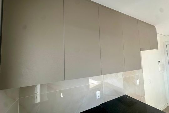 Cozinha de apartamento para alugar com 2 quartos, 46m² em Várzea de Baixo, São Paulo