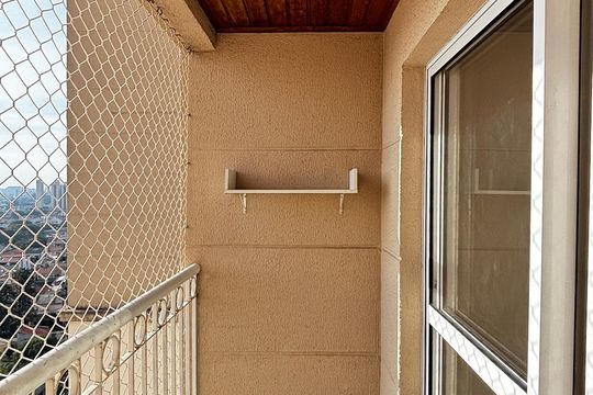 Sala - Sala de Jantar Varanda de apartamento à venda com 3 quartos, 60m² em Parque Bandeirante, Santo André