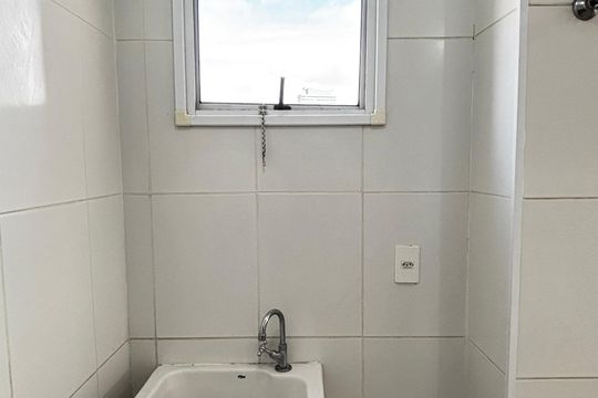Área de Serviço de apartamento à venda com 3 quartos, 60m² em Parque Bandeirante, Santo André