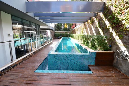 Área comum - Piscina de apartamento à venda com 2 quartos, 72m² em Cambuí, Campinas