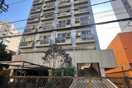 Fachada do Prédio de apartamento para alugar com 2 quartos, 51m² em Biquinha, São Vicente