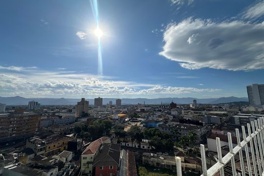 Vista da Varanda de apartamento para alugar com 2 quartos, 51m² em Biquinha, São Vicente