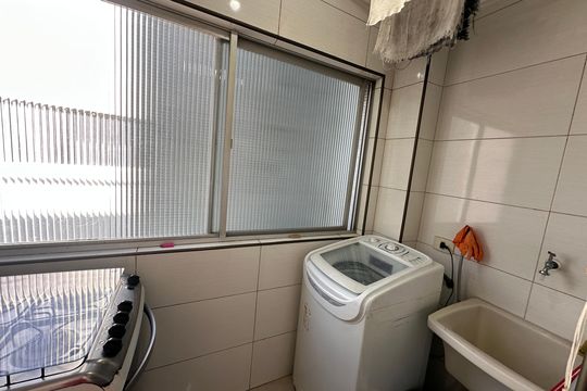 Área de Serviço de apartamento para alugar com 2 quartos, 51m² em Biquinha, São Vicente